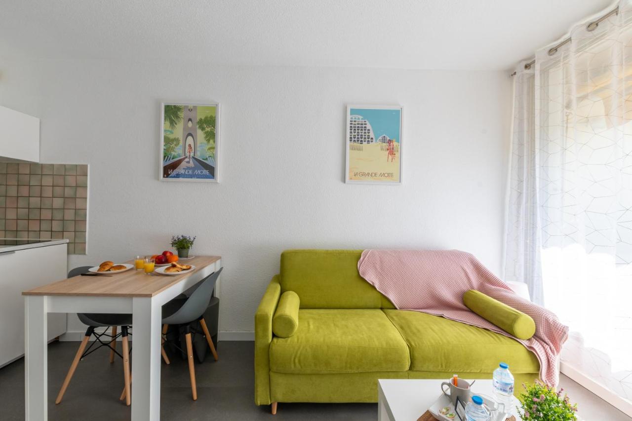 Studio Vasco / Confortable / Lumineux / Parking Prive La Grande-Motte Eksteriør bilde